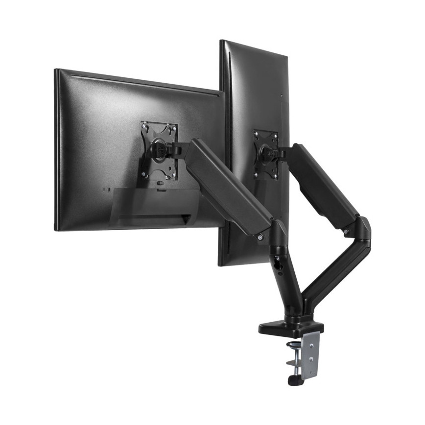 MK FLORIA MKF-21DP113S2 - Supporto regolabile per due monitor da 32 nero