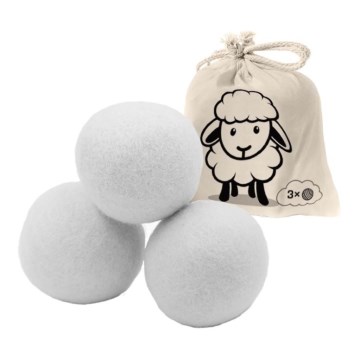 MK FLORIA MKF-23DRY03 - Gomitoli di lana per asciugare 3pz