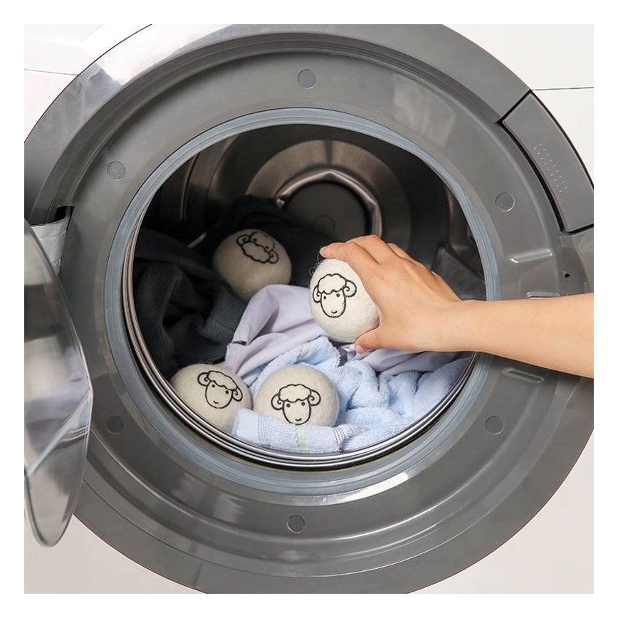 MK FLORIA MKF-23DRY03 - Gomitoli di lana per asciugare 3pz