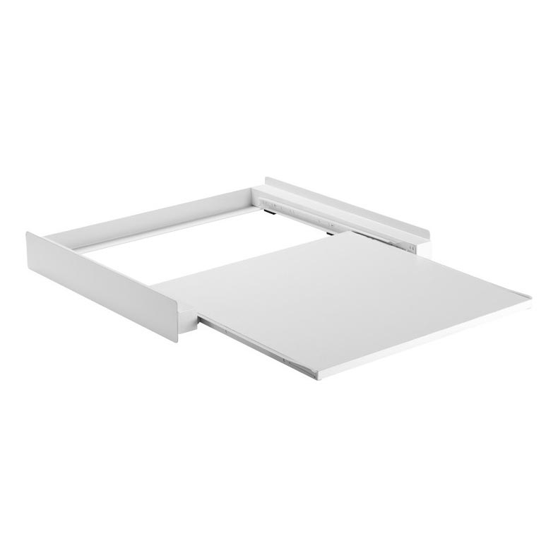 MK FLORIA MKF-23MZ601 - Kit d'empilage pour lave-linge et sèche-linge avec système coulissant 60 cm blanc