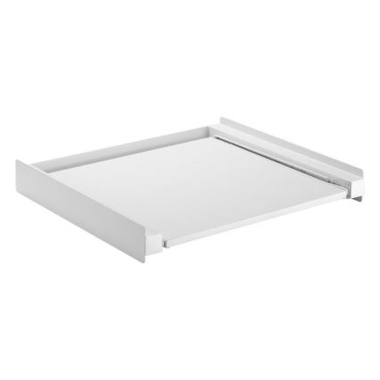 MK FLORIA MKF-23MZ601 - Kit d'empilage pour lave-linge et sèche-linge avec système coulissant 60 cm blanc