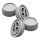 MK FLORIA Superior Anti-vibration PADS - Tapis en caoutchouc anti-vibration pour machines à laver 4pcs