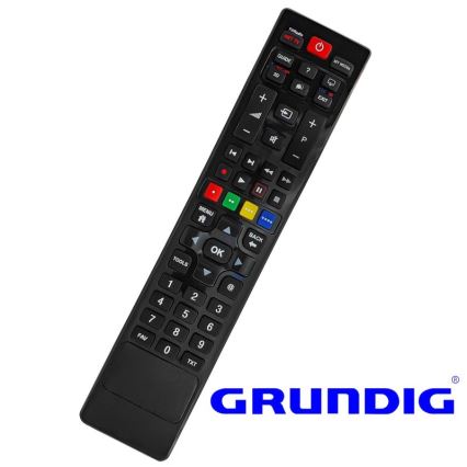 MK FLORIA Superior RC UNI TV Grundig - Télécommande de rechange pour TV de marque Grundig 2xAAA