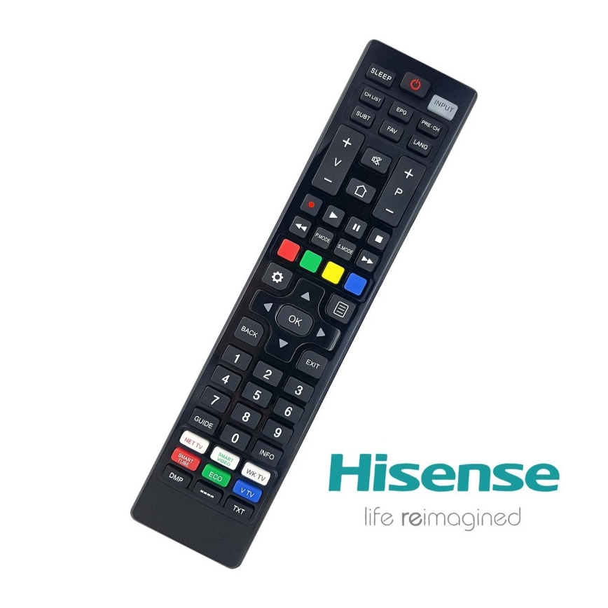MK FLORIA Superior RC UNI TV Hisense - Télécommande de rechange pour les téléviseurs de la marque HISENSE
