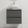 Mobile bagno con lavabo TRONDHEIM/DRAMMEN 60x57x46 cm antracite/bianco