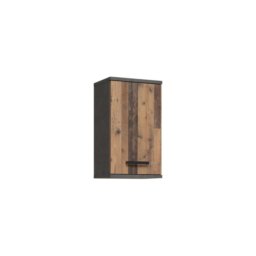 Mobile bagno sospeso VENOM antracite/marrone