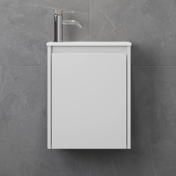 Mobile da bagno con lavabo COMO 40 cm bianco opaco