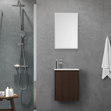 Mobile da bagno con lavabo COMO 40 cm noce