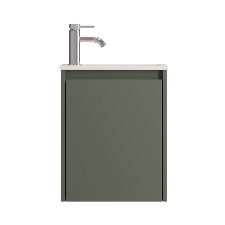Mobile da bagno con lavabo COMO 40 cm, verde