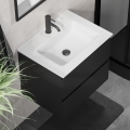 Mobile da bagno con lavabo CONOR 61 cm nero/bianco