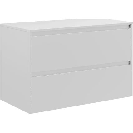 Mobile da bagno con lavabo TRONDHEIM/KRISTIANSAND 90x57x46 cm bianco