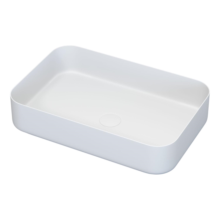 Mobile da bagno con lavabo TRONDHEIM/LJORDAL 90x57x46 cm nero/bianco