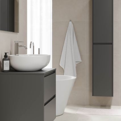 Mobile da bagno TRONDHEIM per lavabo 60 cm antracite