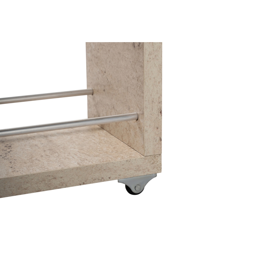 Mobile per bagno MELODY, finitura effetto marmo beige