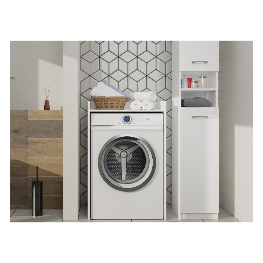 Mobile per lavatrice POLA 98x64 cm bianco
