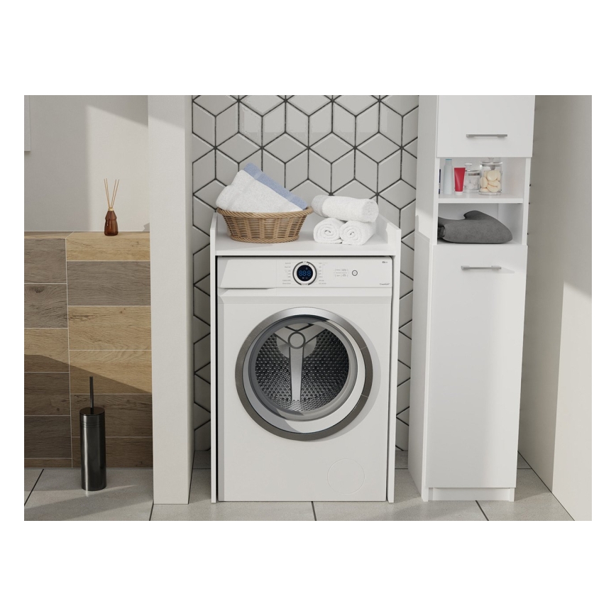 Mobile per lavatrice POLA 98x64 cm bianco