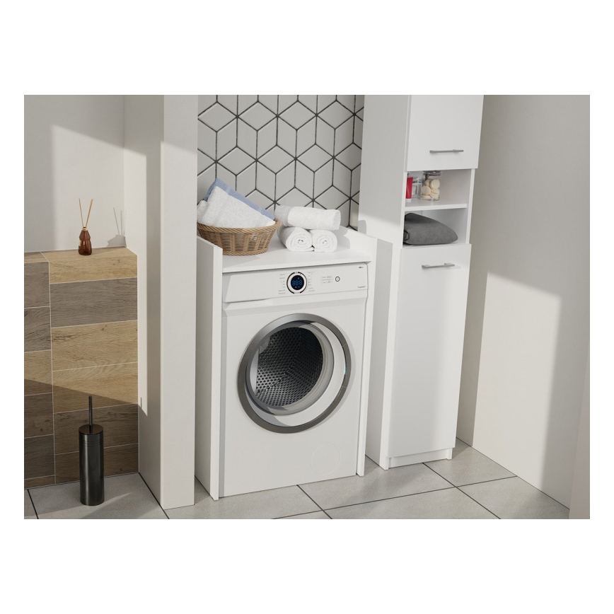 Mobile per lavatrice POLA 98x64 cm bianco