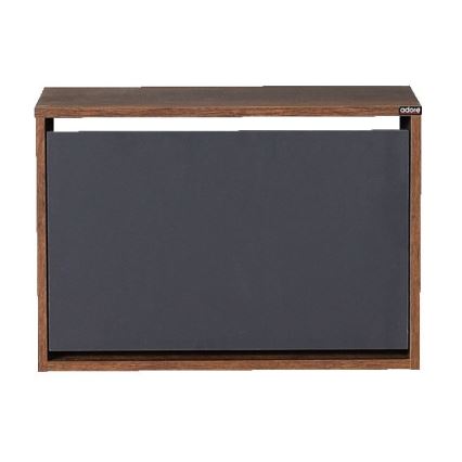 Mobile per scarpe 42x60 cm marrone/antracite