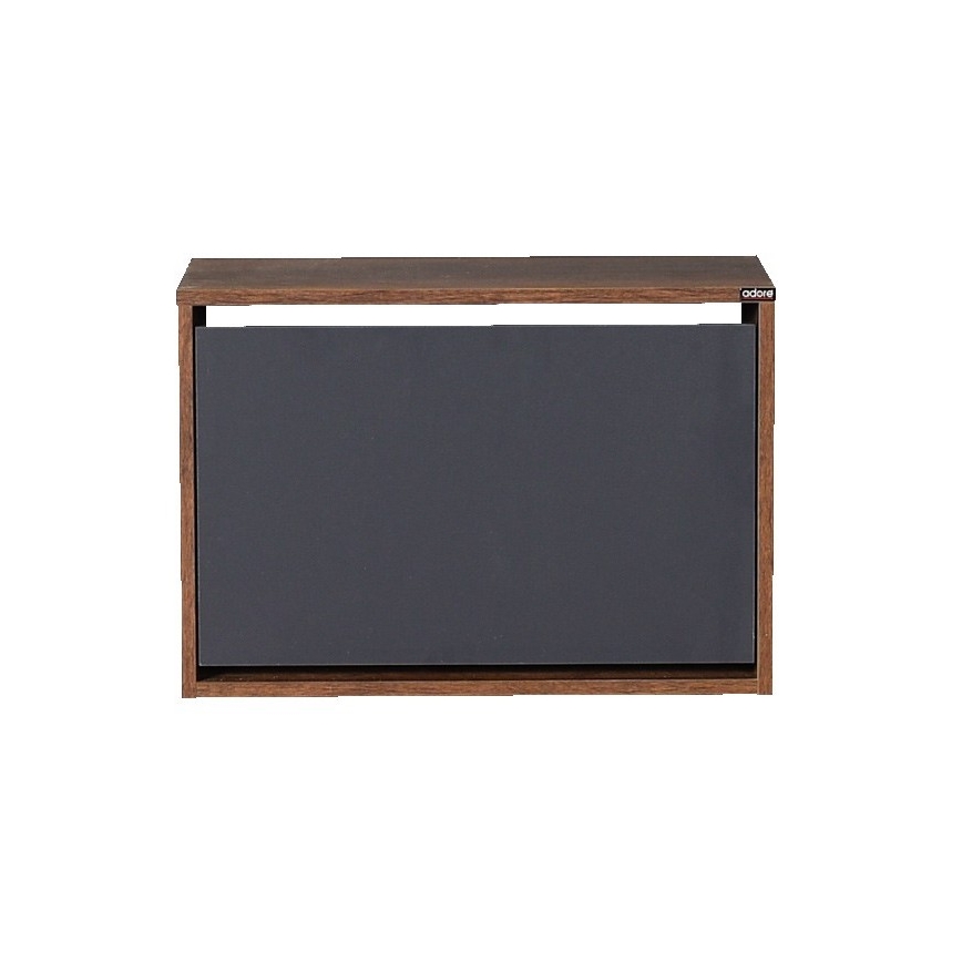 Mobile per scarpe 42x60 cm marrone/antracite
