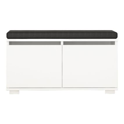 Mobile per scarpe DRAGO 42x80 cm bianco/nero