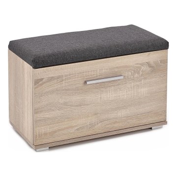 Mobile per scarpe LIMA 45x70 cm grigio/quercia sonoma
