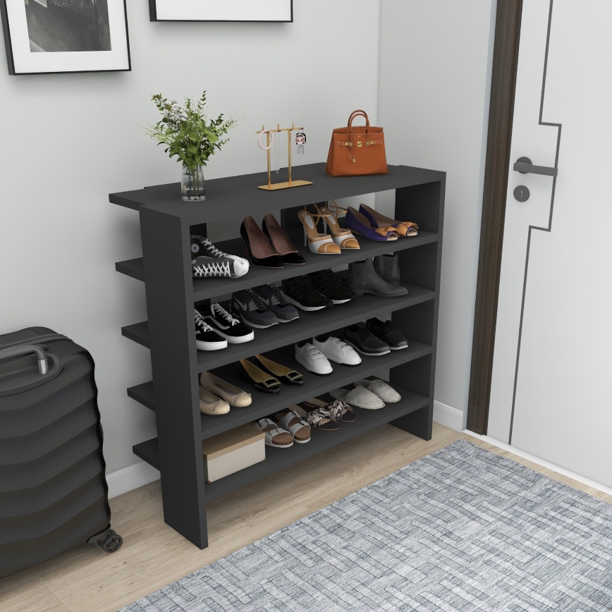 Mobile per scarpe SARGEL 72x75,6 cm antracite