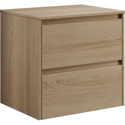 Mobile sottolavabo TRONDHEIM per lavabo 60x57x46 cm, rovere