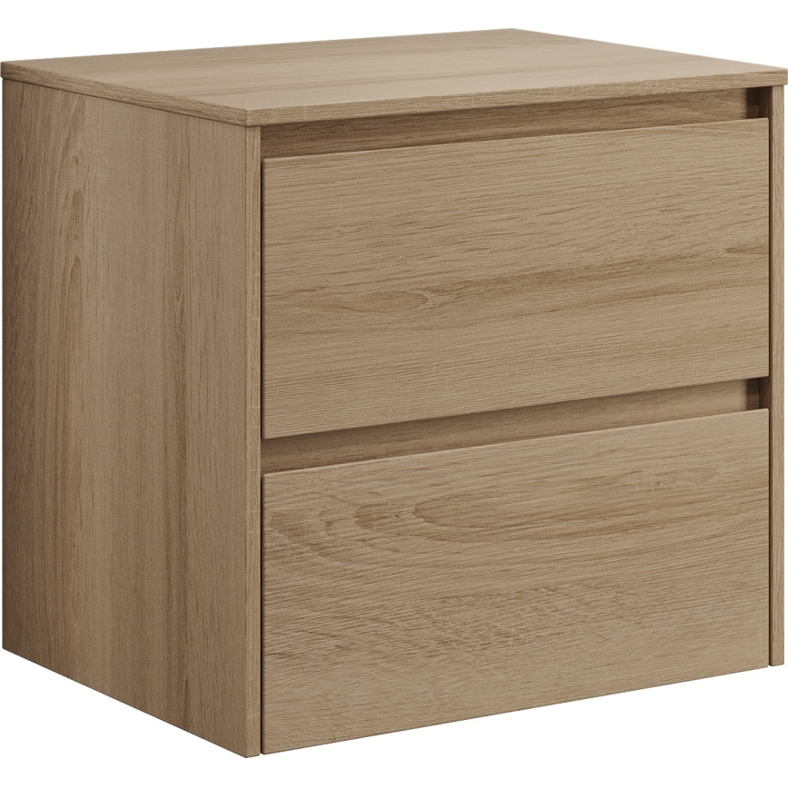 Mobile sottolavabo TRONDHEIM per lavabo 60x57x46 cm, rovere