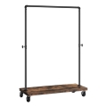 Mobiler Garderobenständer LINEA braun/schwarz