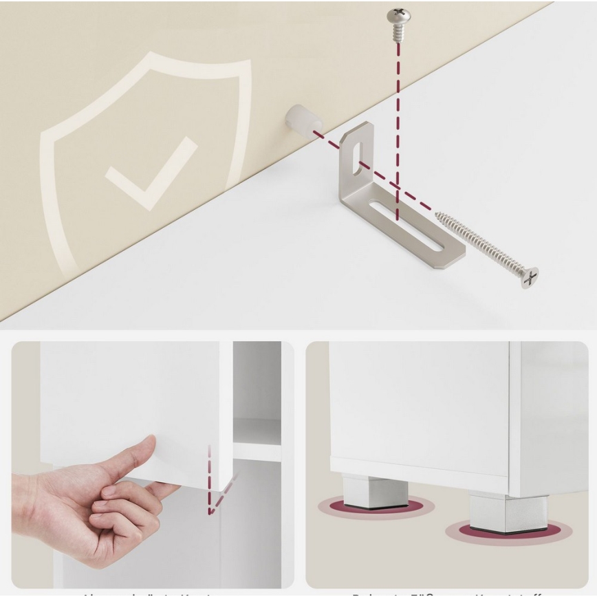 Mobiletto KATY bianco