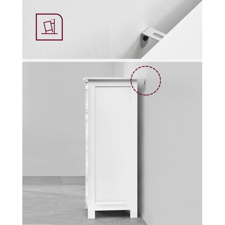 Mobiletto ZARA bianco