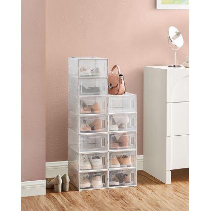 Modulares Regal mit Fächern BOXIFY in Weiß
