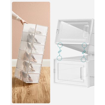 Modulares Regal mit Fächern BOXIFY in Weiß