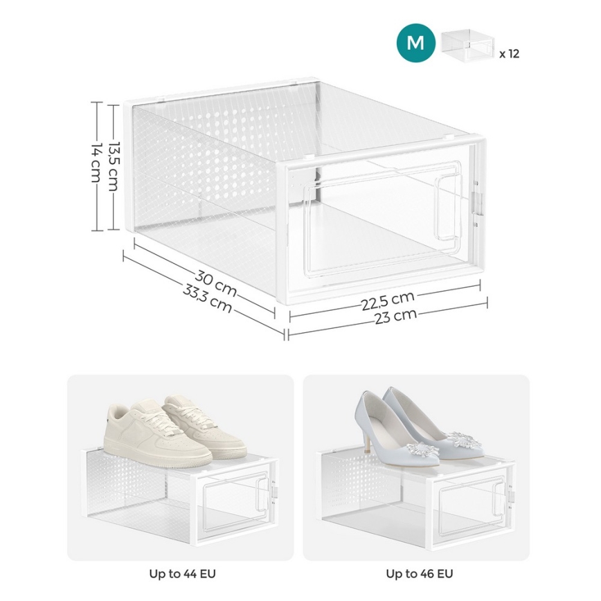 Modulares Regal mit Fächern BOXIFY in Weiß
