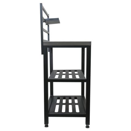 Module extérieur table 80x47x123 cm noir/inox