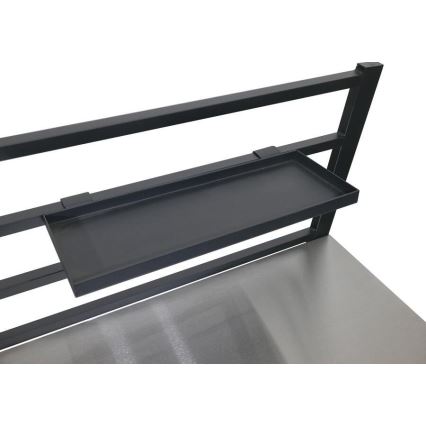 Module extérieur table 80x47x123 cm noir/inox