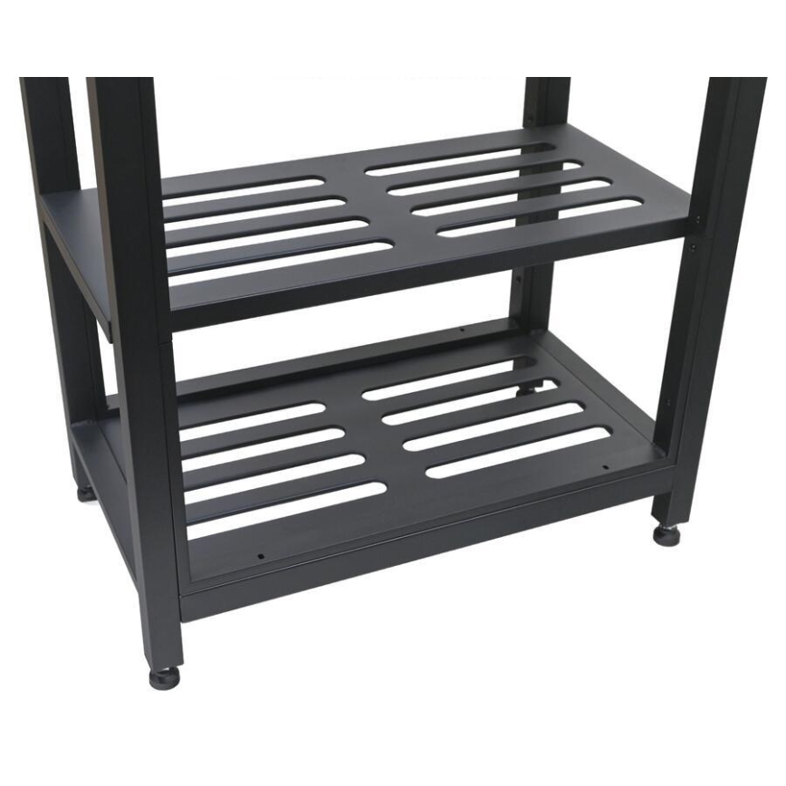 Module extérieur table 80x47x123 cm noir/inox