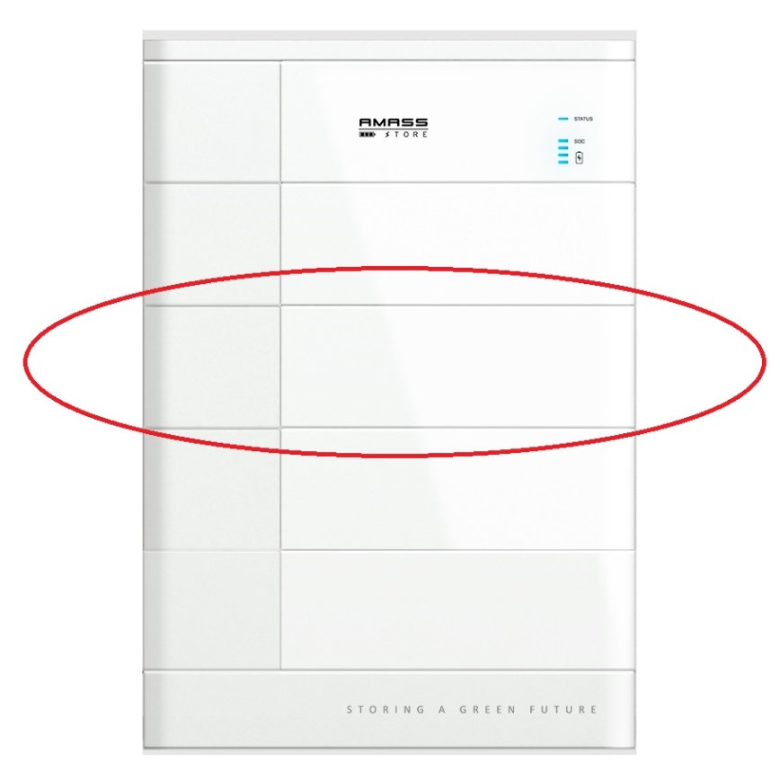 Modulo batteria AMASSTORE GTX3000HV 2,56 kWh