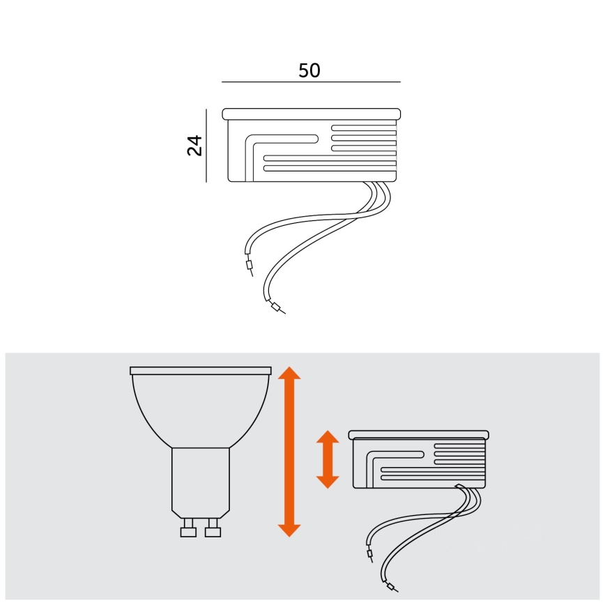 Modulo LED LED/5W/230V 3000K