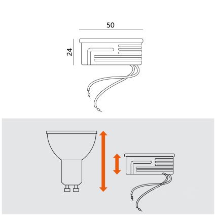 Modulo LED LED/6,5W/230V 3000K