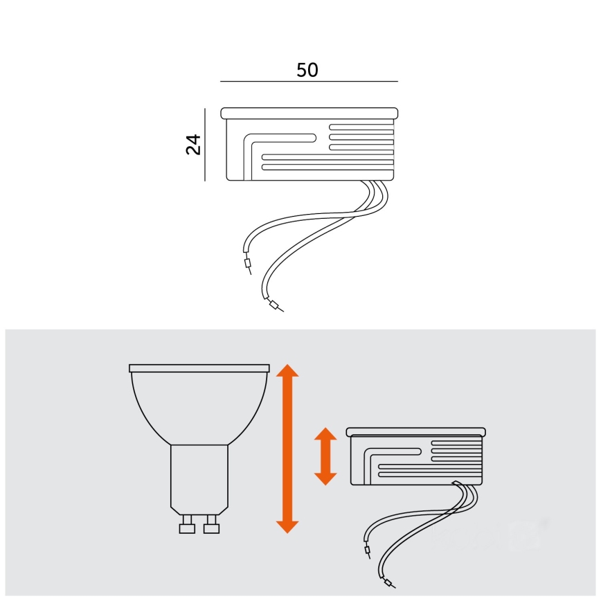 Modulo LED LED/6,5W/230V 6000K