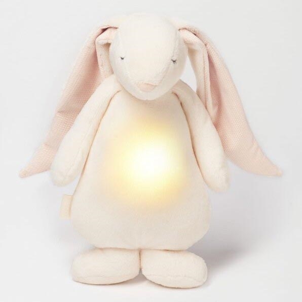 Moonie - Compagno di coccole con melodia e luce 2.0 coniglietto powder