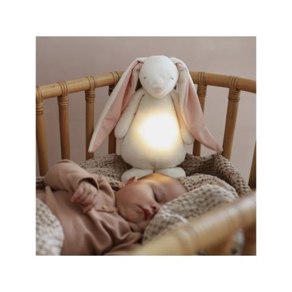 Moonie - Compagno di coccole con melodia e luce 2.0 coniglietto powder