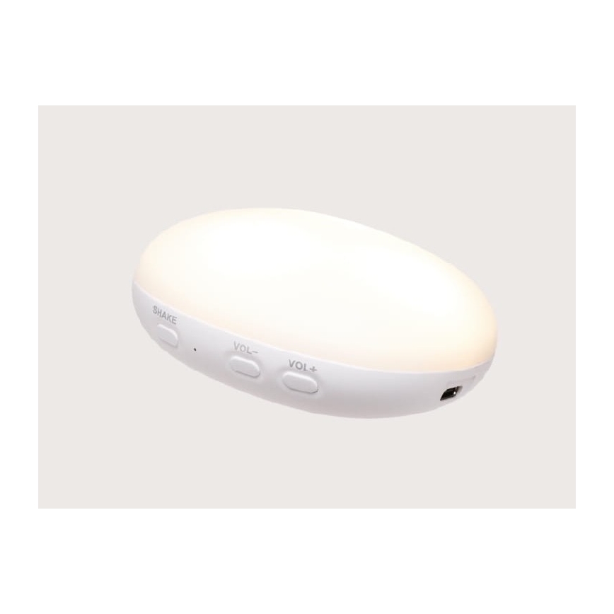 Moonie - Compagno di coccole con melodia e luce orsacchiotto 2.0 argento