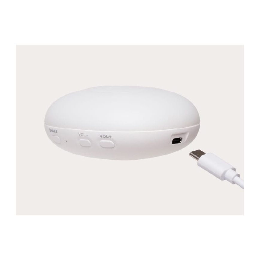Moonie - Compagno di coccole con melodia e luce orsacchiotto 2.0 argento