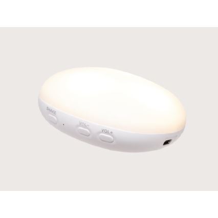 Moonie - Compagno di coccole con melodia e luce orsacchiotto 2.0 organic cappuccino