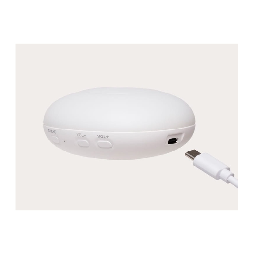 Moonie - Compagno di coccole con melodia e luce orsacchiotto 2.0 organic cappuccino