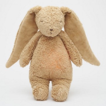 Moonie - Doudou avec mélodie et lumière lapin 2.0 organic cappuccino