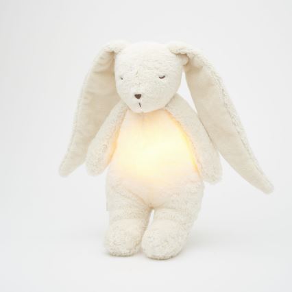 Moonie - Doudou avec mélodie et lumière lapin organic polar natur