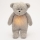Moonie - Doudou avec mélodie et lumière ourson 2.0 organic gris